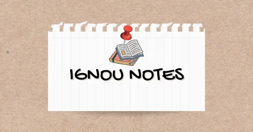 IGNOU NOTES